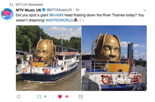 MTV Coverage of the Astroworld boat